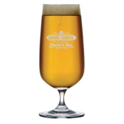 Personalised Stemmed Beer Glass